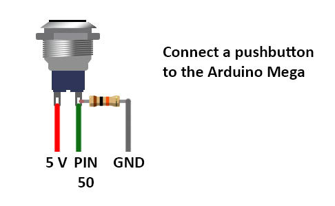 connect pushbutton arduino